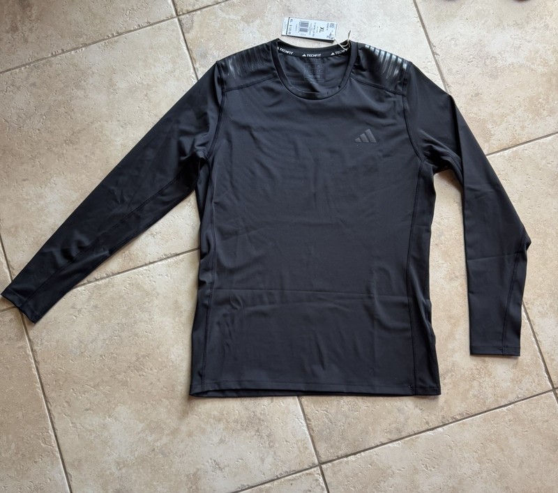 Adidas Techfit Control x RHEON Compression Black Long Sleeve HS9814 New Men’s XL gallery