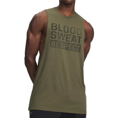 Under Armour Project Rock BSR Sleeveless Tank Men’s M Marine Green 6010999 NWT