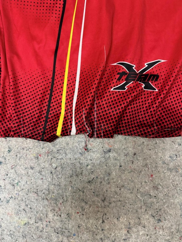 Fox Racing Jersey Mens Medium Red Motocross Long Sleeve Team X Graphic gallery