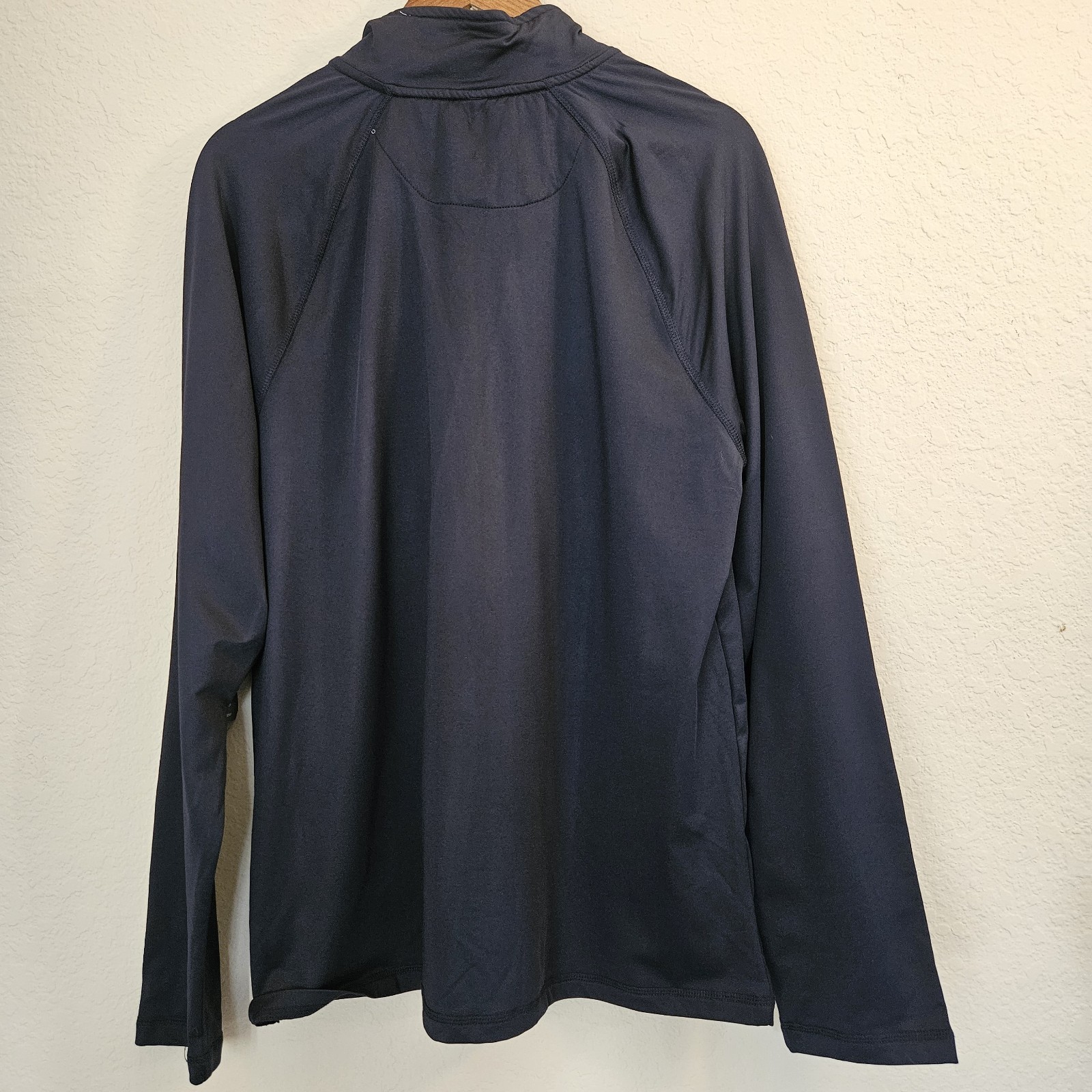 NWT Chaps Golf 1/4 Zip Windbreaker Mens Large Navy Blue Moisture Wicking UPF50 gallery