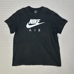 The Nike Tee Shirt XXL Black Gray Silver Graphic Tee Men’s Crewneck Cotton 2XL