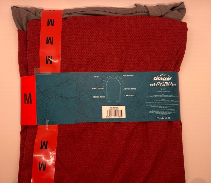 Glacier Performance 2 Pack Men's UPF 30 Performance Tee Shirt gallery