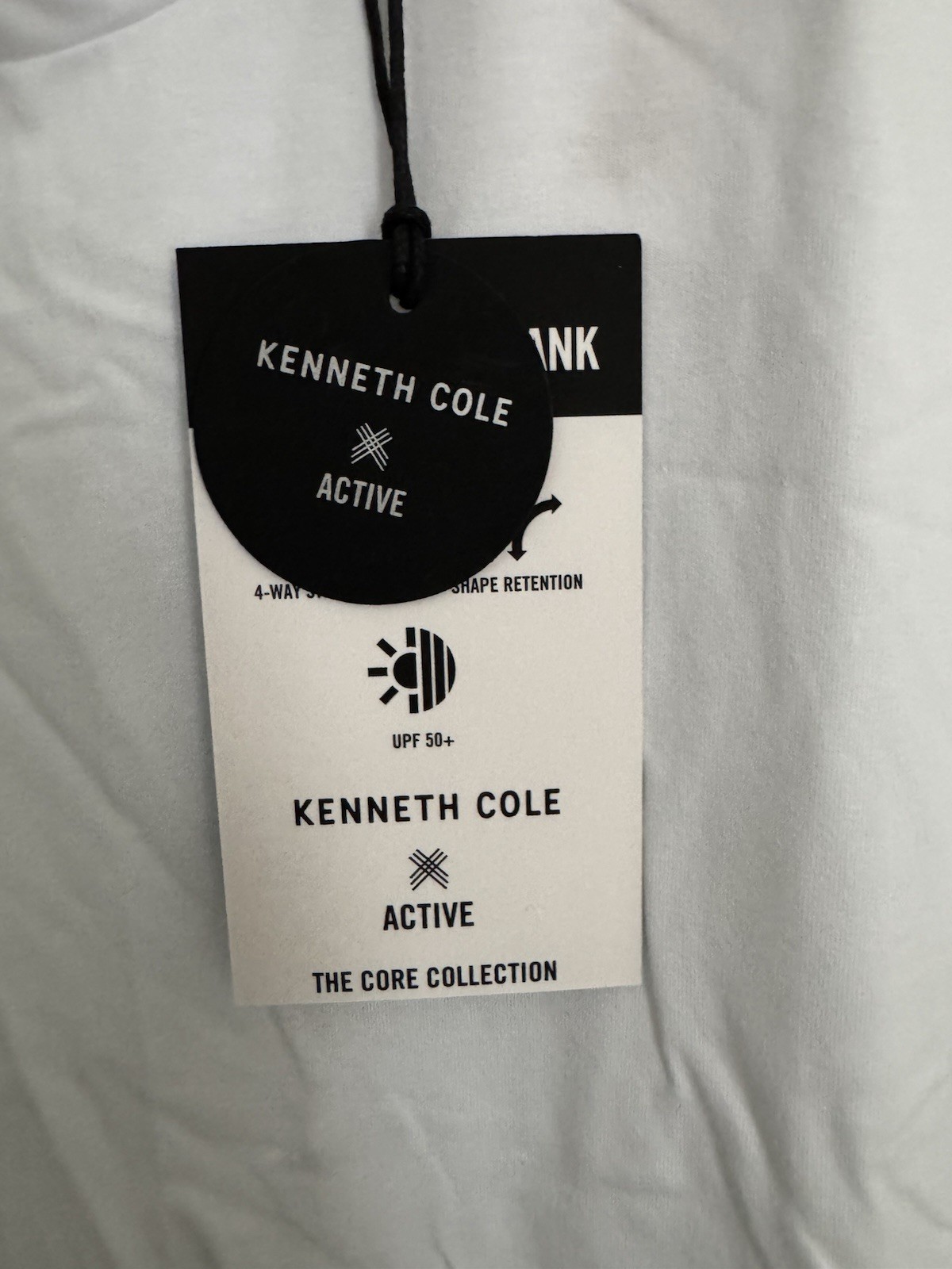 Kenneth Cole Men’s Active White Tank Top Size L NWT gallery