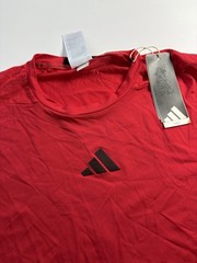 Adidas Shirt Mens Medium Red D4T INT. TEE Training Performance Climacool+ JY6341