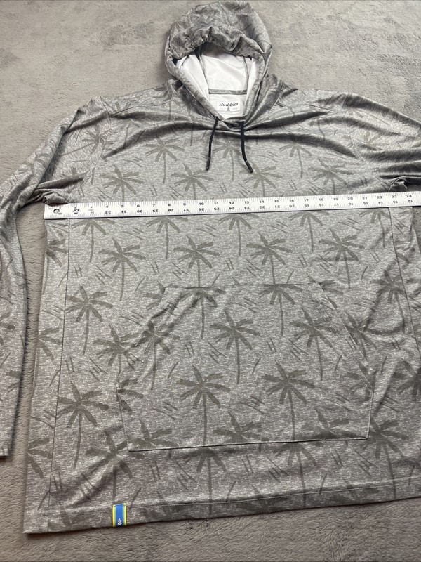 Chubbies The Calm Palm Long Sleeve Pullover Hoodie Mens Large gallery