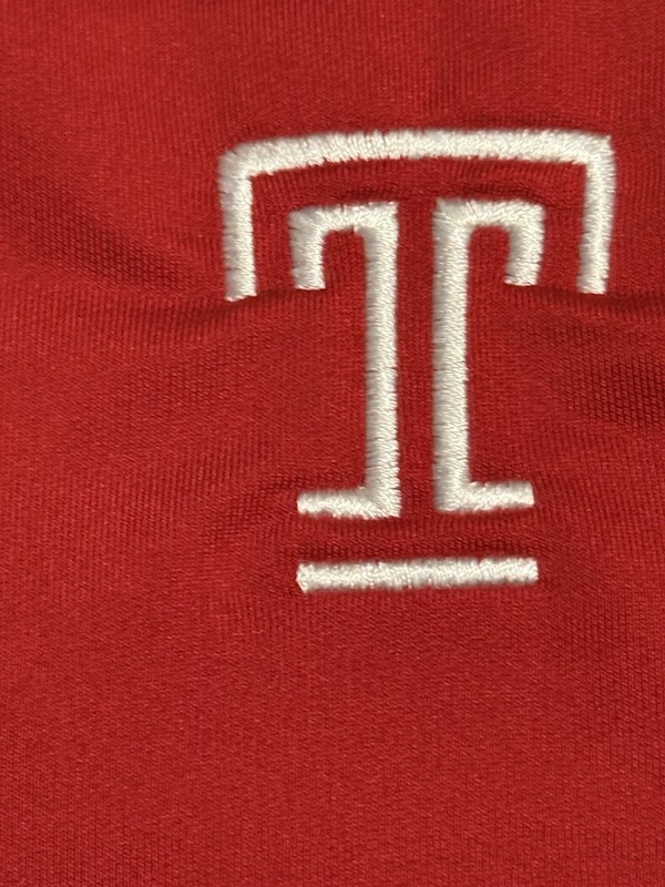 Cutter & Buck CB DryTec Temple University 1/4 Zip Pullover – Men’s Large Red gallery
