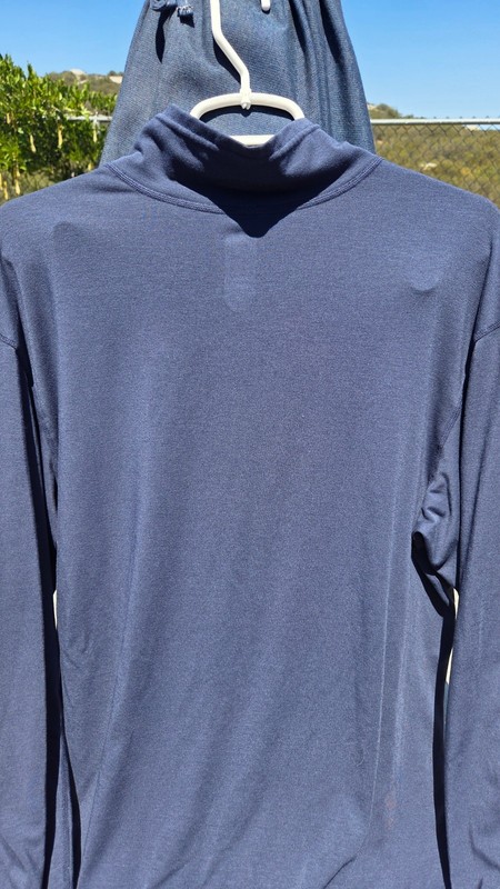 REI Co-op Lightweight Base Layer Half Zip Top Men XL Blue Outdoors UPF 50 gallery