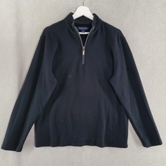 Mizzen + Main Mens Shirt 1/4 Zip Performance Pullover Sweatshirt Size Large Golf