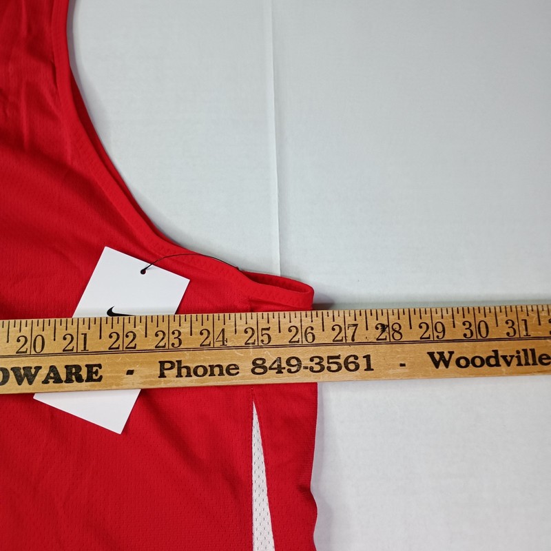 Nike Dri-FIT Basketball Jersey Men's Size 3XL Red White Reversible DN5212-658 gallery