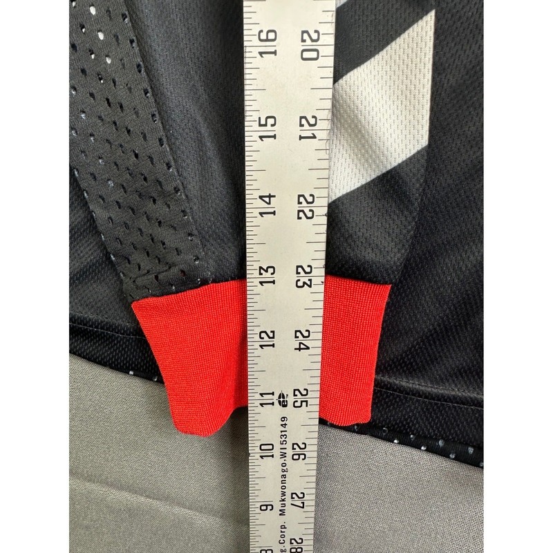 Royal Enfield Scram 411 Mens Long Sleeve Padded Motorcycle Jersey Black Red SZ M gallery