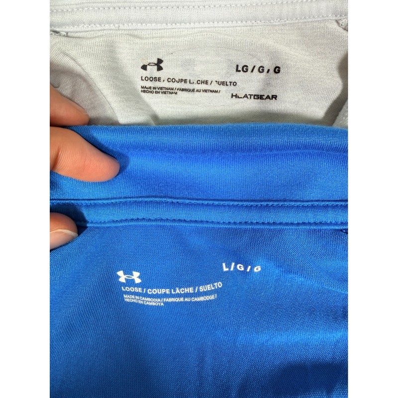 LOT OF 4 Under Armour Tech Velocity 2.0 1/4 Zip Pullover Mens Large Multi Color gallery