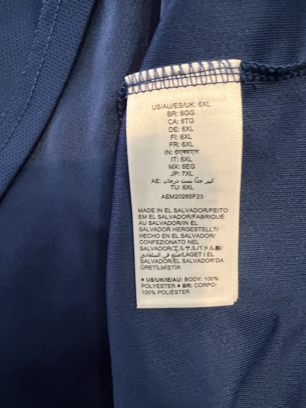 Amazon Essentials Men's Blue Long Sleeve Pullover Shirt Size 6XL gallery