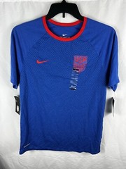 Nike USA Shirt Training Gym Work Out Stars Red White Blue 920429 Olympics M