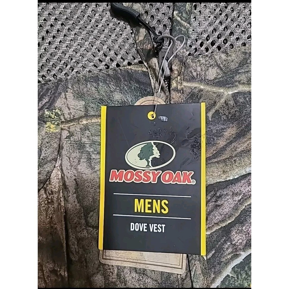 Mossy Oak Mens Dove Vest XL/2XL Break Up Country Camo Game Bag Breathable NWT gallery