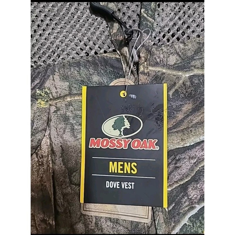 Mossy Oak Mens Dove Vest XL/2XL Break Up Country Camo Game Bag Breathable NWT gallery