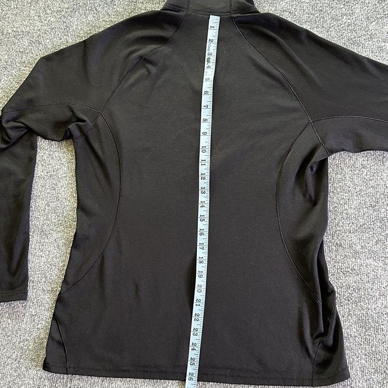 Patagonia Capilene 3 Shirt Mens Large Black 1/4 Zip Long Sleeve Base Layer gallery