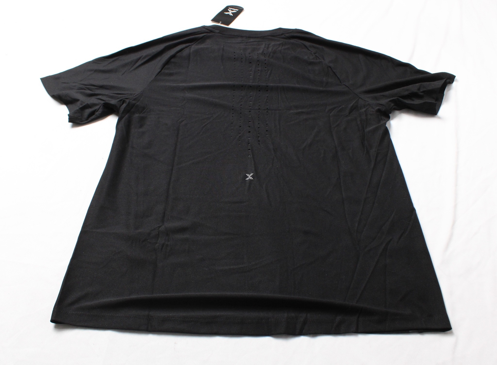 Xersion Men's Solid Short Sleeve Training Tee Shirt JL3 Black Medium NWT gallery