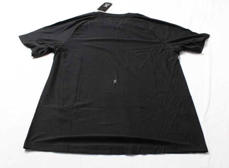 Xersion Men's Solid Short Sleeve Training Tee Shirt JL3 Black Medium NWT gallery