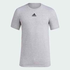 adidas Men’s Short Sleeve Pregame Badge of Sport Tee | Size – Large | Gray | NWT