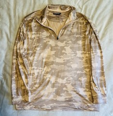 Southern Marsh Camouflage 1/4 Zip Pullover Mock Neck Long Sleeve Men’s Size L