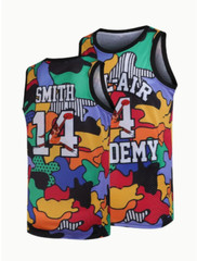Multi-Color Will Smith #14 Fresh Bel Air Academy Men’s Basketball Jersey Medium