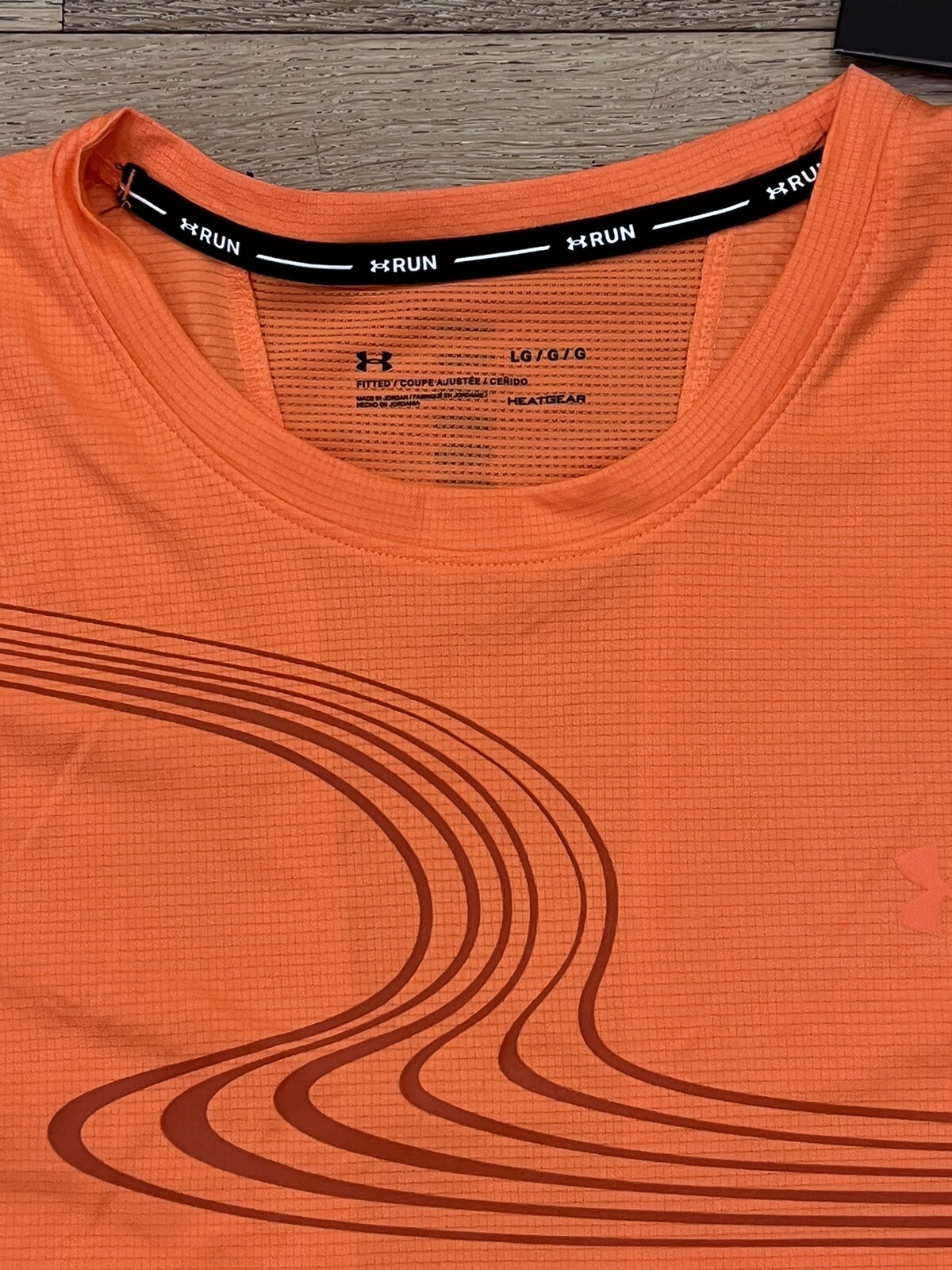 NWT Men’s Size L Under Armour Coolswitch Run Short Sleeve Shirt 1362228 $40 Ret gallery