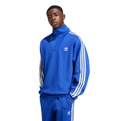Men’s Adidas Originals Lucid Blue Adicolor Funnel Neck Track Top Jacket New