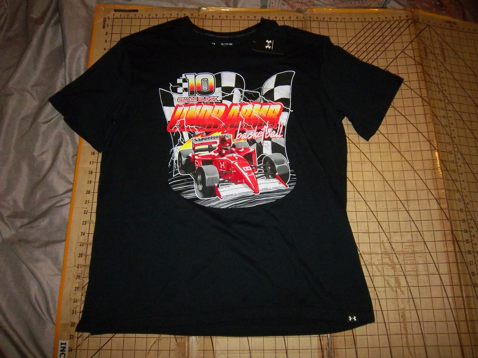 MENS 2XLARGE BLACK UNDER ARMOUR 10 SLAM DUNK BASKETBALL T-SHIRT - NWT gallery