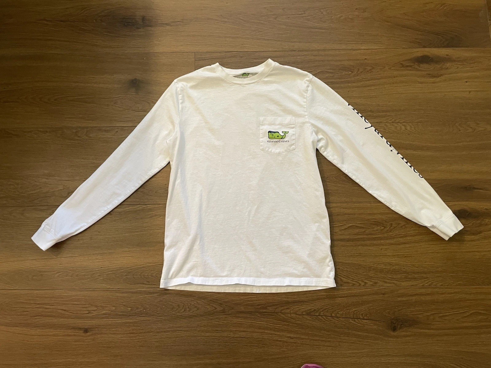 Vineyard Vines White Frankenstein Long Sleeve T-Shirt Mens Small Excellent Cond. gallery