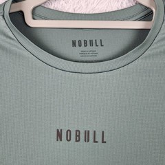 NOBULL Shirt Mens Medium Green Athletic Training Performance Preppy Lightweight