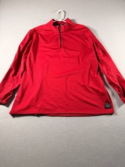 Nike Golf Dri-Fit Men’s 1/4 Zip Pullover Red