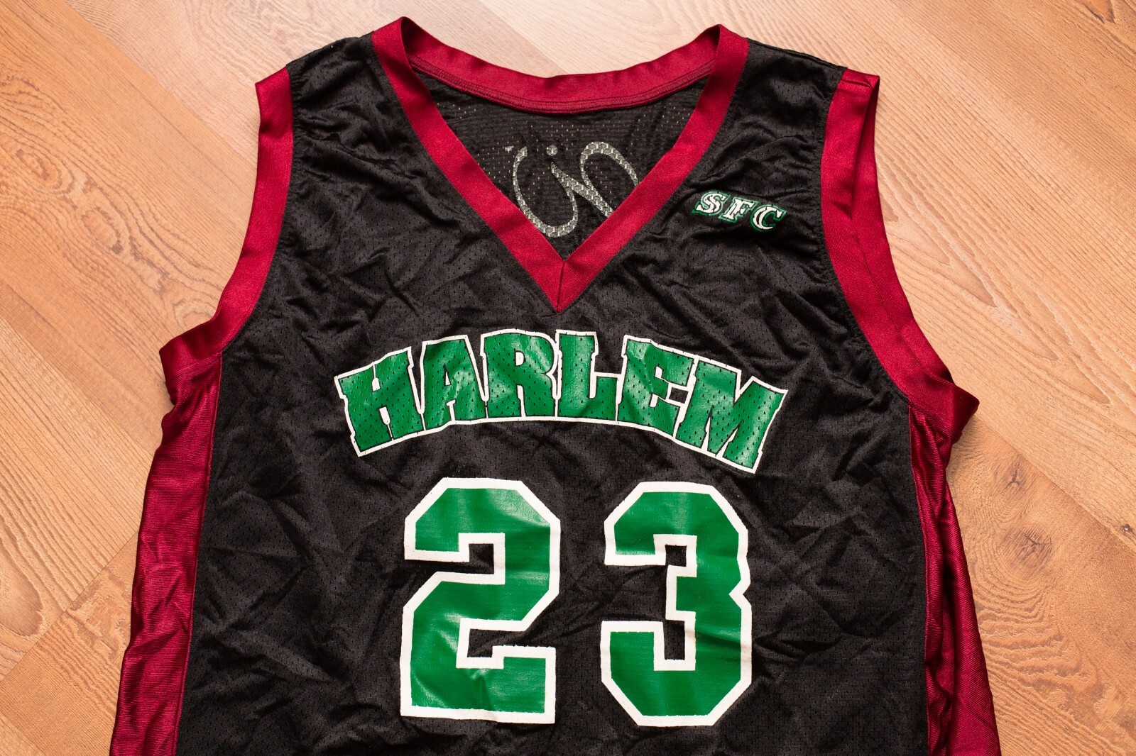 Vtg Y2K Harlem Basketball Jersey #23, XL, New York City Hoops, NYC Tank Top, SFC gallery