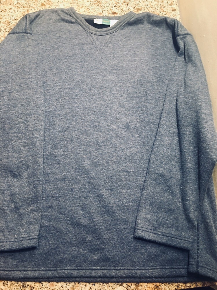 Wear Guard Pullover Sweater Blue Fleece Lined Hunting Winter Thick Men 2XL