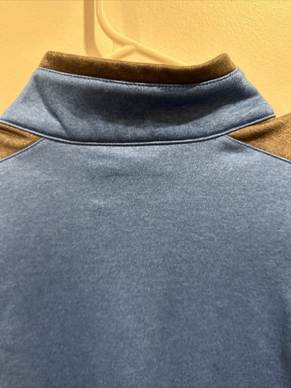 Callaway Blue Quarter Zip Pullover Long Sleeve Men's Size Small gallery