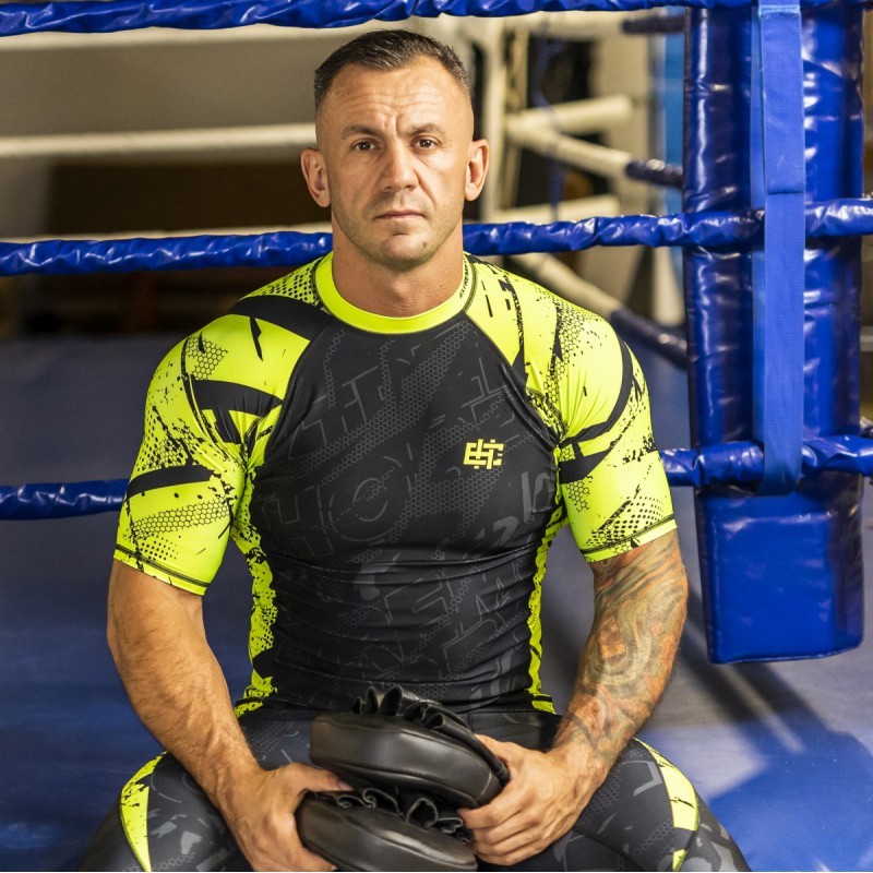 Extreme Hobby Rashguard Short Sleeve Neo Lime gallery