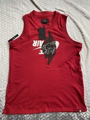 Nike Air Jordan Jersey Large Jumpman Wings Mesh Red