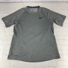Nike Pro Dri-Fit Gray Training Gym Workout Running Tennis Shirt Size Men’s Large
