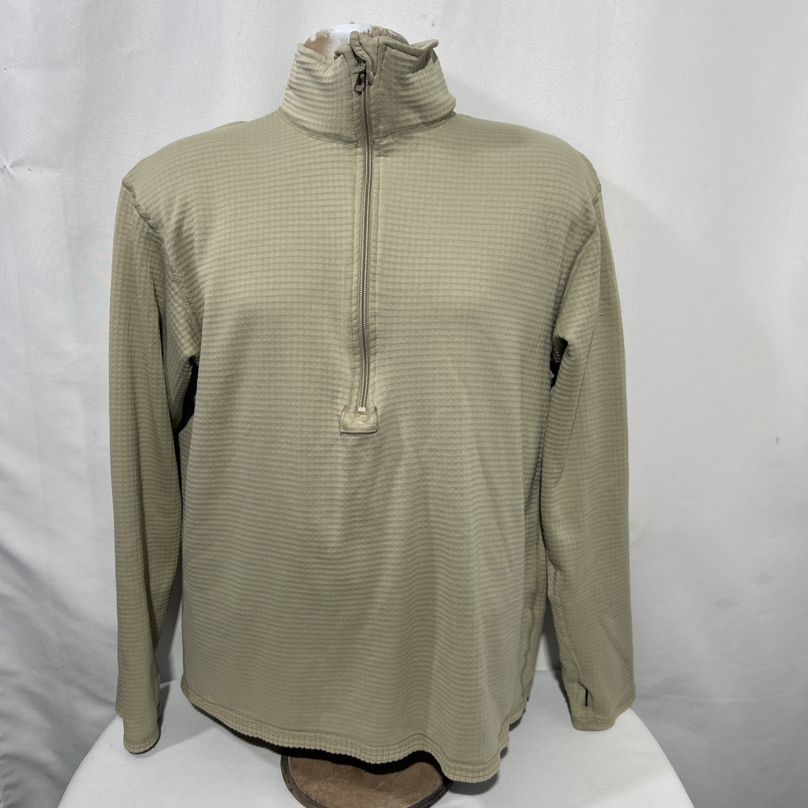 US Army Gen III Mid Weight Cold Weather Shirt Men Large Polartec Waffle Thermal gallery