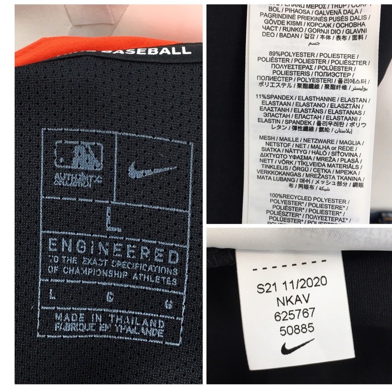 Nike San Francisco Giants MLB Authentic Collection Warm Up Jersey Black Mens L gallery