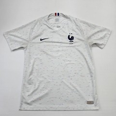 Nike Mens White France Away Football T-Shirt S Dri-FIT