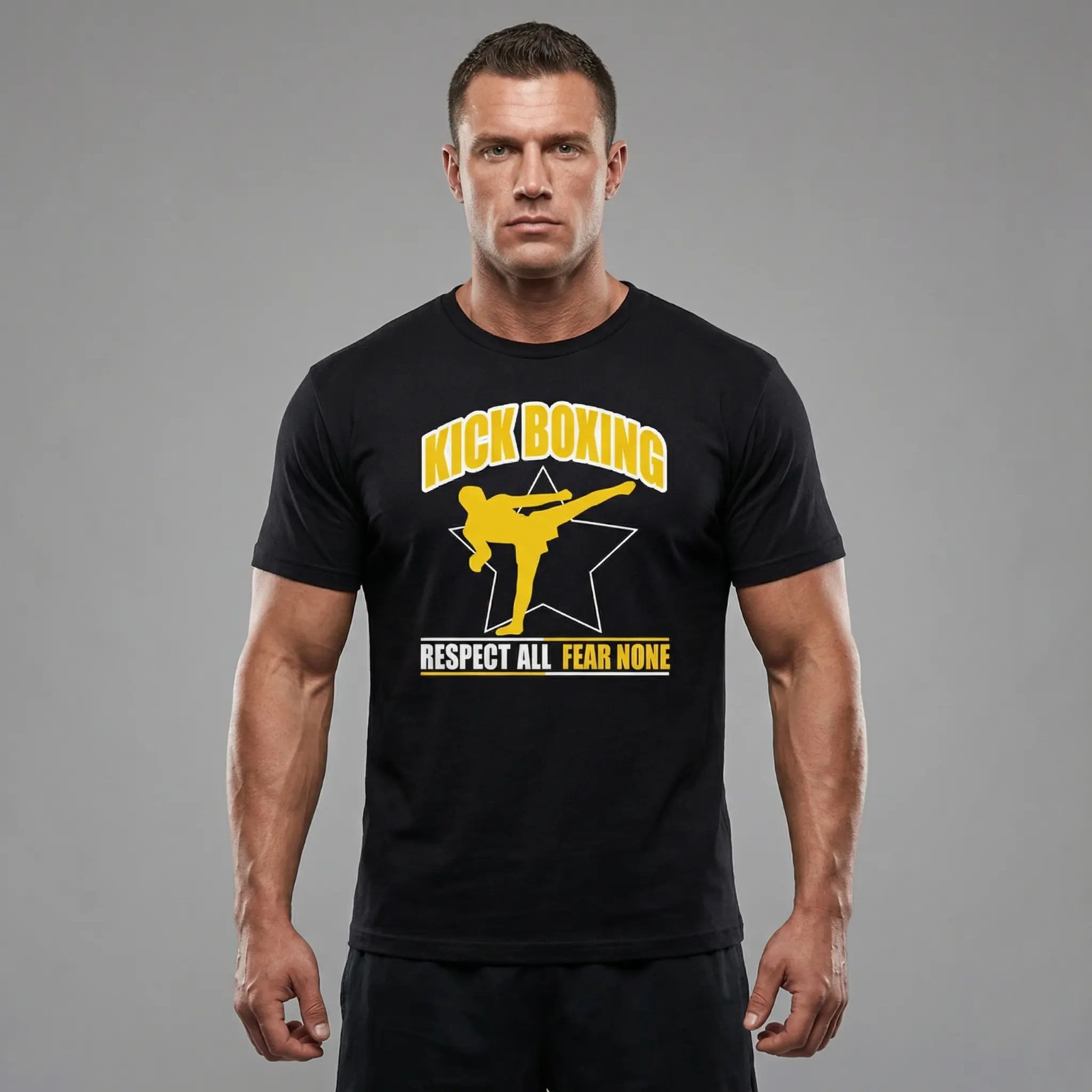 Kickboxing Respect All Fear None - Boxing TEE SHIRT SIZE S-3XL MADE IN USA gallery