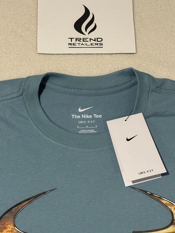 Nike Court Rafa Nadal Tennis Dri-FIT T-Shirt Demin Turquoise Size M HJ0528-464 gallery