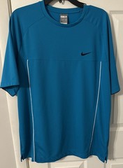 Nike Running Shirt Men’s XL Teal Green Dri Fit