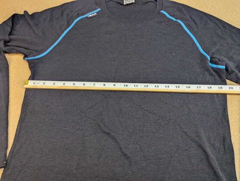 Bula Base Layer Shirt Mens Size XL Merino Wool Work Outdoor Thermal Sport Ski gallery