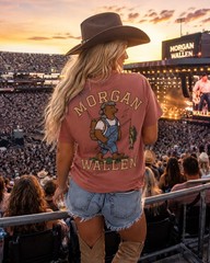 Morgan Wallen Outdoor Collection Logo on Medium-2XL T-shirt