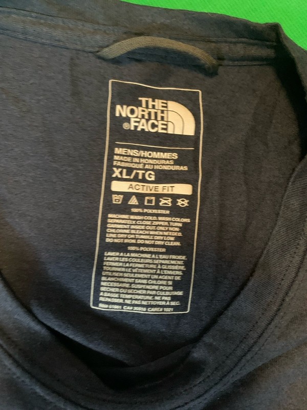 The North Face Men Short Sleeve T-Shirt Blue Athletic XL Climbing Running Tee gallery