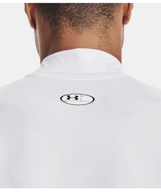 Under Armour Men's Compression Mock Sleeveless, White, 2X/2TG/2EG gallery