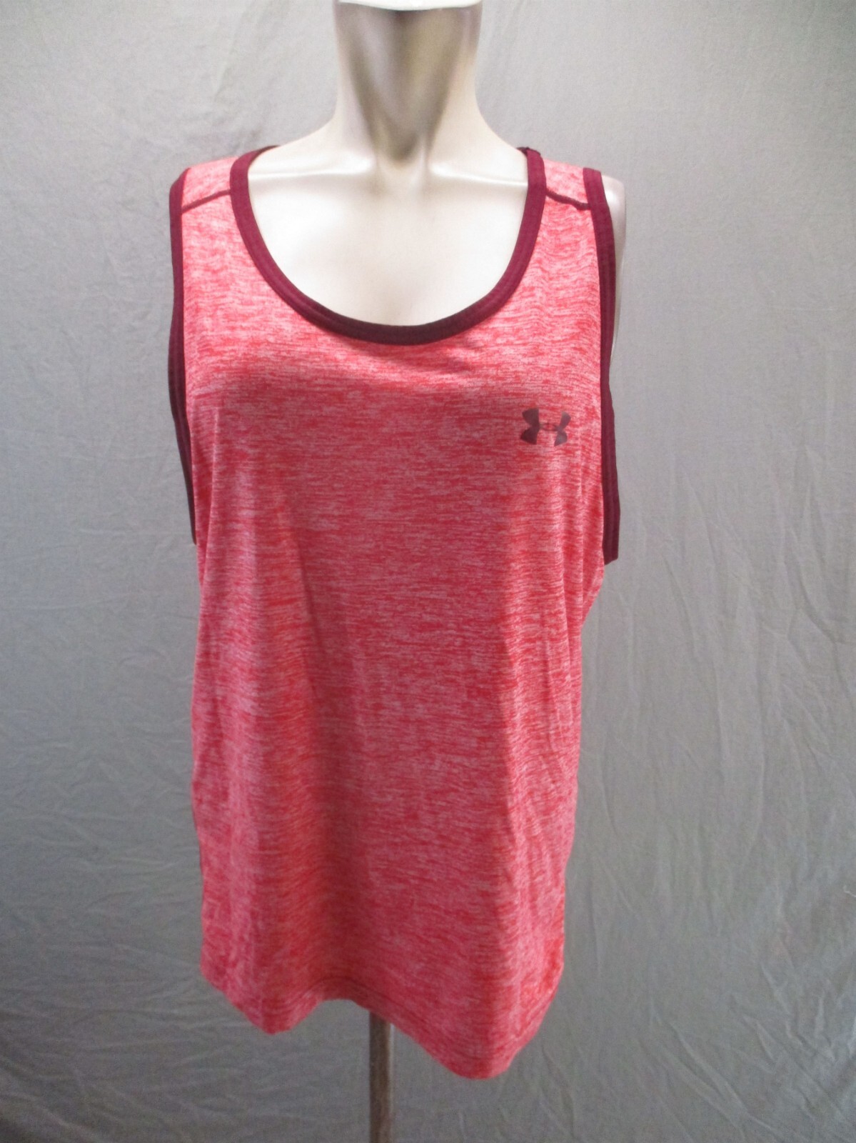 Under Armour HEAT GEAR Size SM Mens Red Temperature Control Athletic Tank 365 gallery