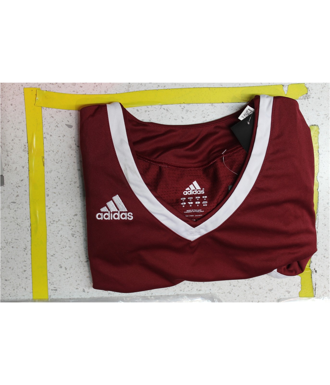 Adidas Mens Two Tone Jersey, redwht, M gallery