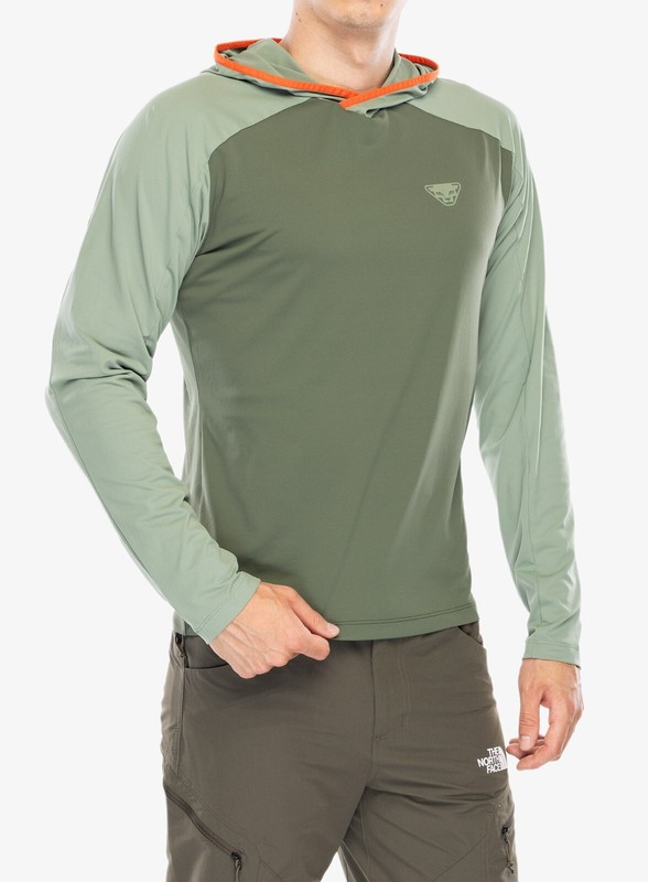 DYNAFIT traverse sun hoodie 40+ UV protection light breathable anti odor mens S gallery